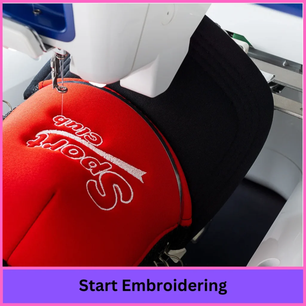 Bucket hat embroidery digitizing